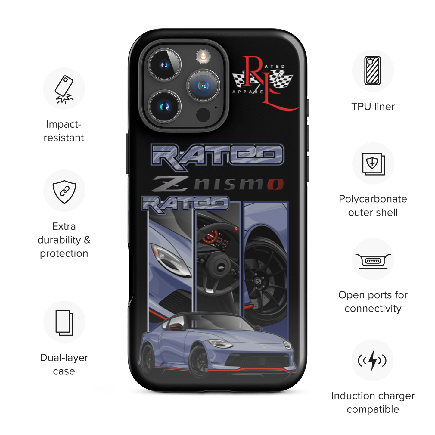 iPhone Heavy Duty Case (Rated Z Nismo)