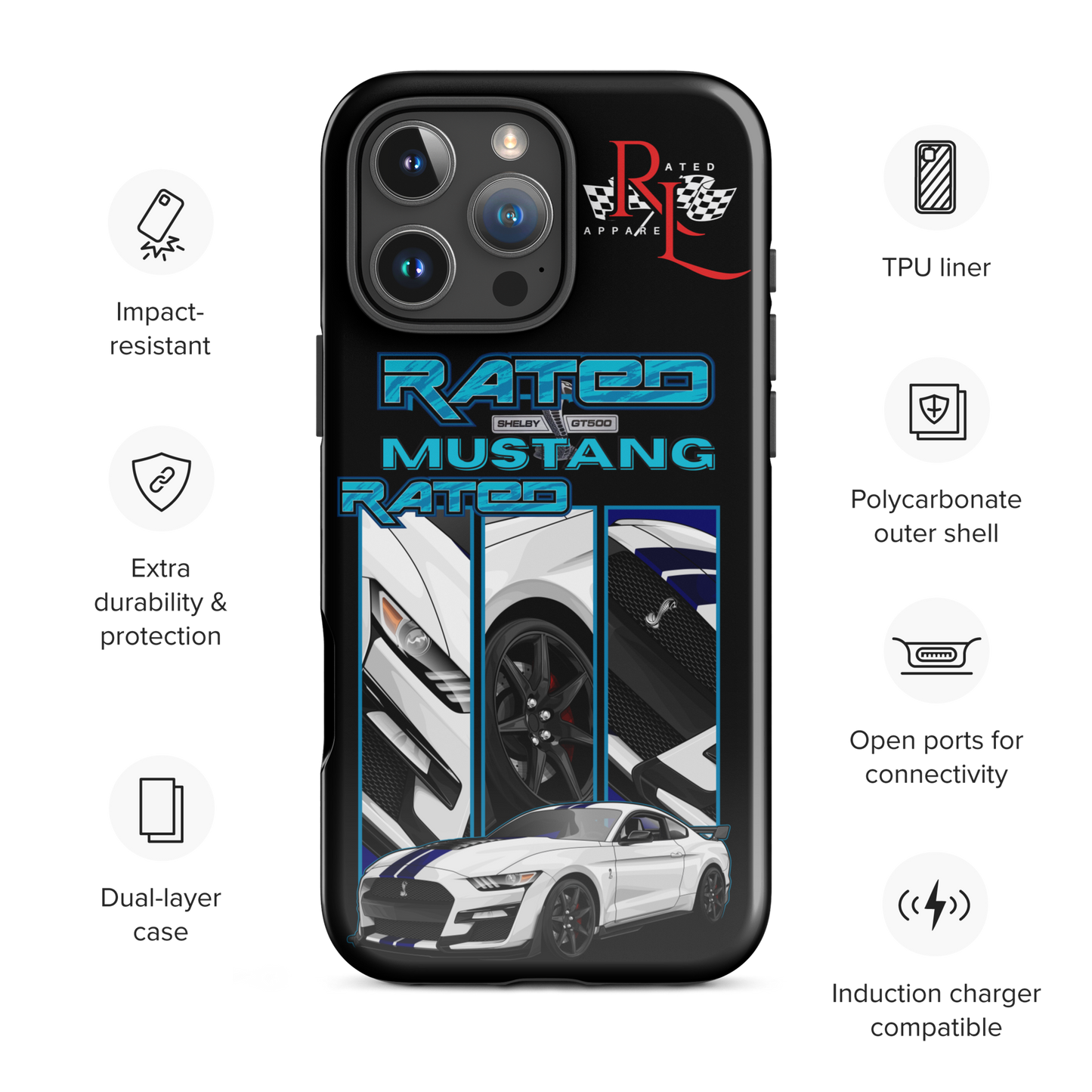 iPhone Heavy Duty Case (Rated GT500)