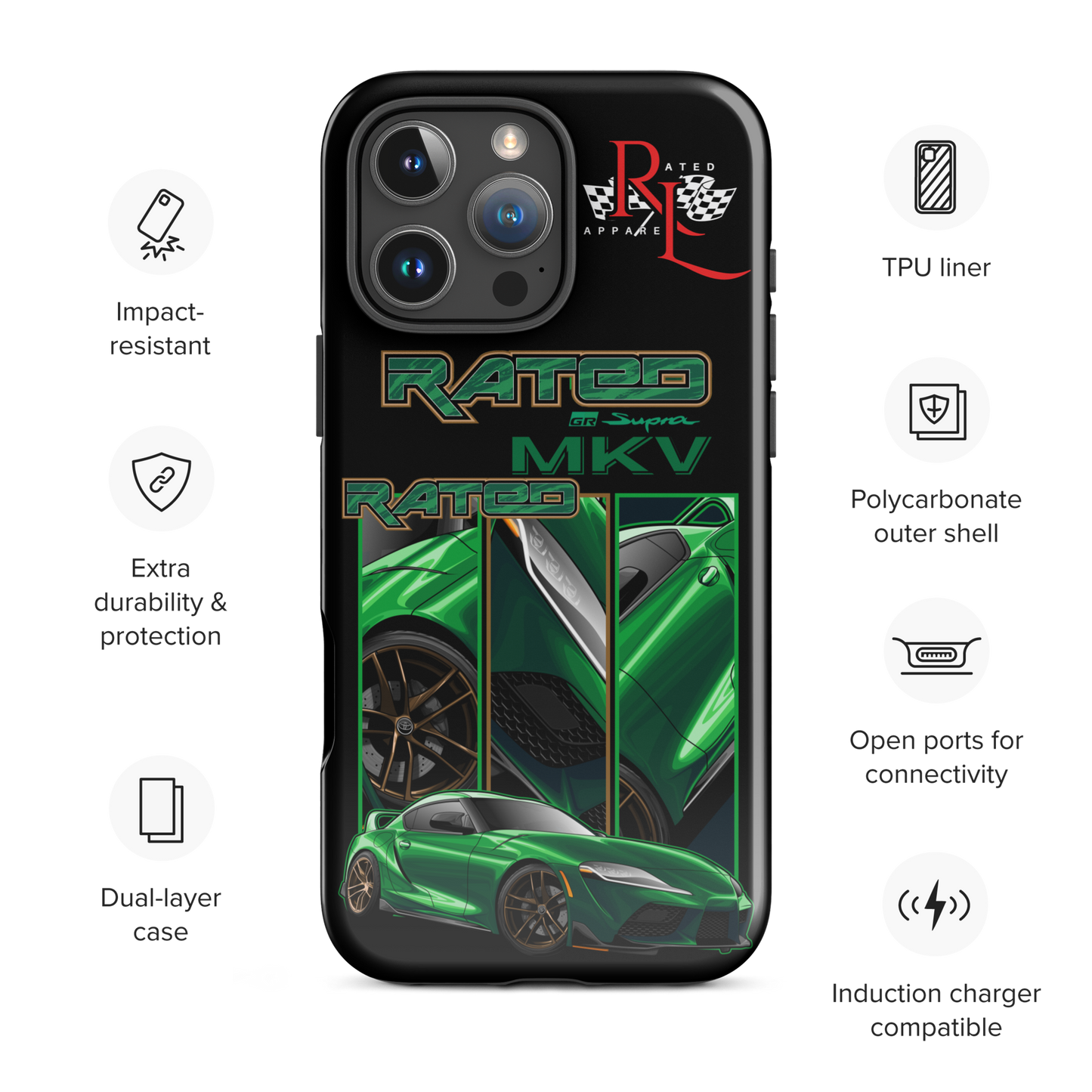 iPhone Heavy Duty Case (Rated MKV Supra)