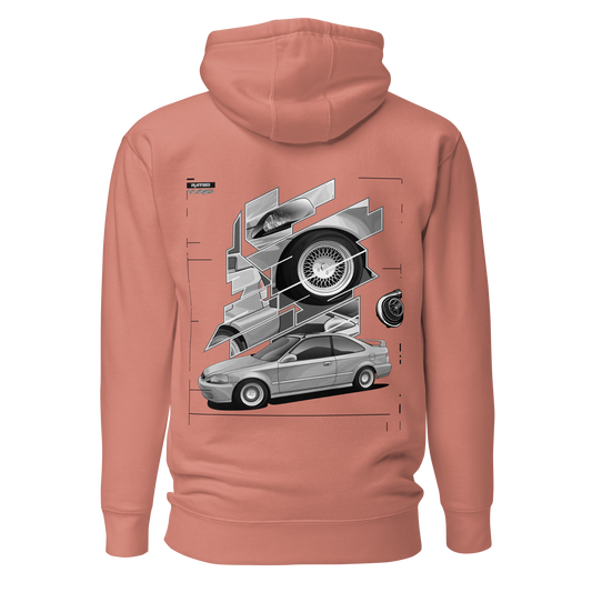 Rated *LIMITED* Civic EX Coupe Turbo Hoodie