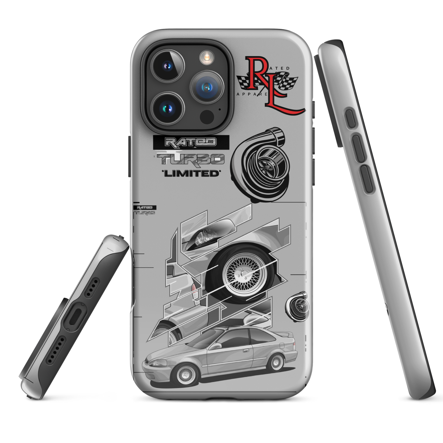 iPhone Heavy Duty Case (Rated *LTD* Civic Turbo)