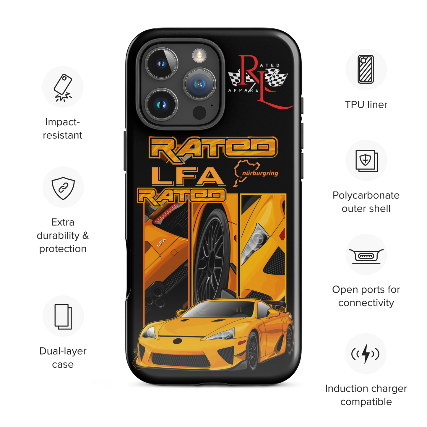 iPhone Heavy Duty Case (Rated LFA Nurb)