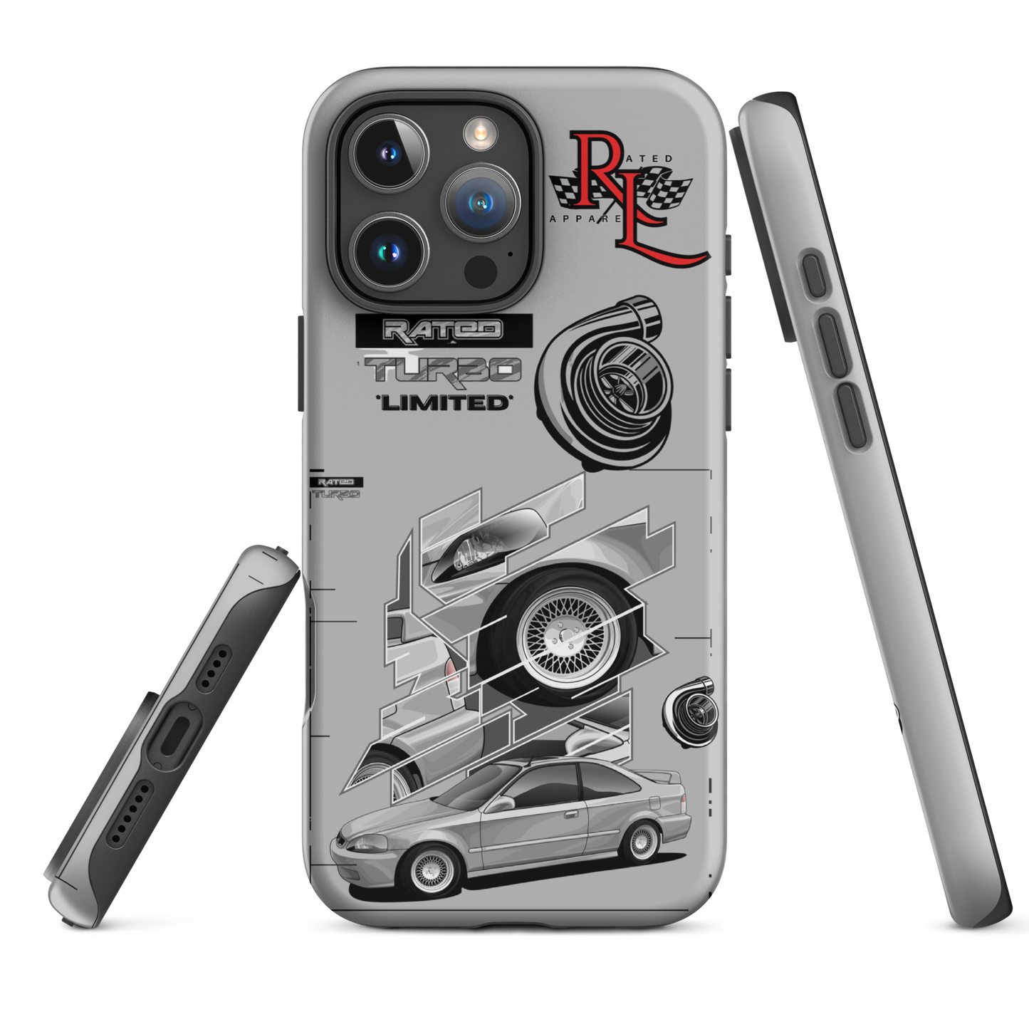 iPhone Heavy Duty Case (Rated *LTD* Civic Turbo)